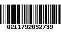 Código de Barras 0211792032739