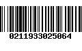 Código de Barras 0211933025064