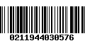 Código de Barras 0211944030576