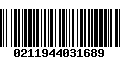 Código de Barras 0211944031689