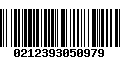 Código de Barras 0212393050979