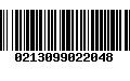 Código de Barras 0213099022048