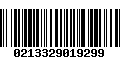 Código de Barras 0213329019299