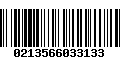 Código de Barras 0213566033133