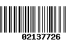 Código de Barras 02137726