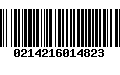 Código de Barras 0214216014823