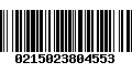 Código de Barras 0215023804553