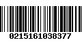 Código de Barras 0215161038377