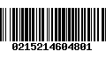 Código de Barras 0215214604801