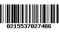 Código de Barras 0215537027486