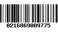 Código de Barras 0216869009775