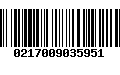 Código de Barras 0217009035951