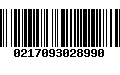 Código de Barras 0217093028990