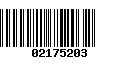 Código de Barras 02175203