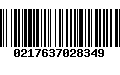 Código de Barras 0217637028349