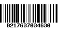 Código de Barras 0217637034630
