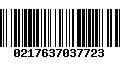 Código de Barras 0217637037723