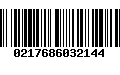 Código de Barras 0217686032144