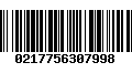 Código de Barras 0217756307998