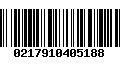 Código de Barras 0217910405188