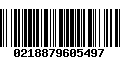 Código de Barras 0218879605497
