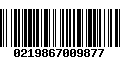 Código de Barras 0219867009877