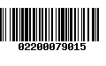 Código de Barras 02200079015