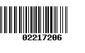 Código de Barras 02217206