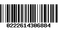 Código de Barras 0222614306884