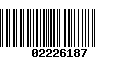 Código de Barras 02226187