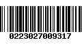 Código de Barras 0223027009317