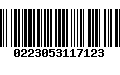 Código de Barras 0223053117123