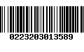 Código de Barras 0223203013589