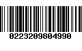 Código de Barras 0223209804990