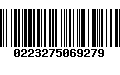 Código de Barras 0223275069279