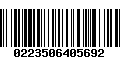 Código de Barras 0223506405692