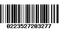 Código de Barras 0223527203277