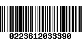 Código de Barras 0223612033390