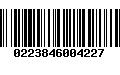 Código de Barras 0223846004227