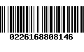 Código de Barras 0226168808146