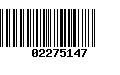 Código de Barras 02275147