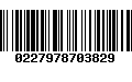 Código de Barras 0227978703829