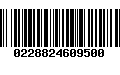 Código de Barras 0228824609500