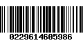 Código de Barras 0229614605986