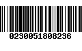 Código de Barras 0230051808236