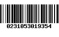 Código de Barras 0231053019354