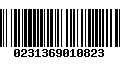 Código de Barras 0231369010823