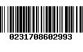 Código de Barras 0231708602993