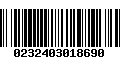 Código de Barras 0232403018690