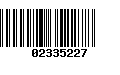 Código de Barras 02335227